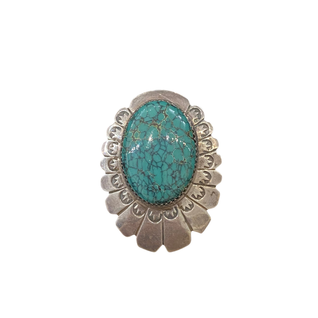 Sterling and Turquoise Bolo Tie