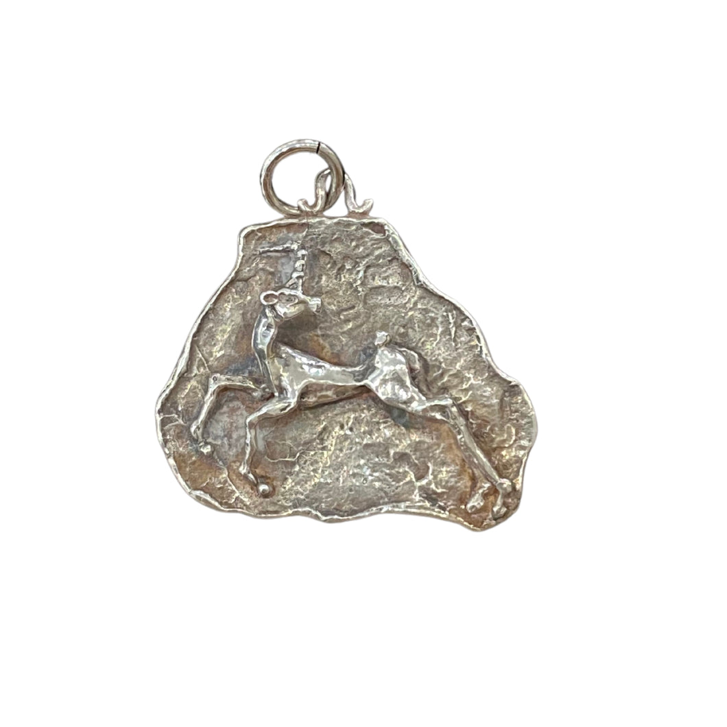 Cast Unicorn Pendant