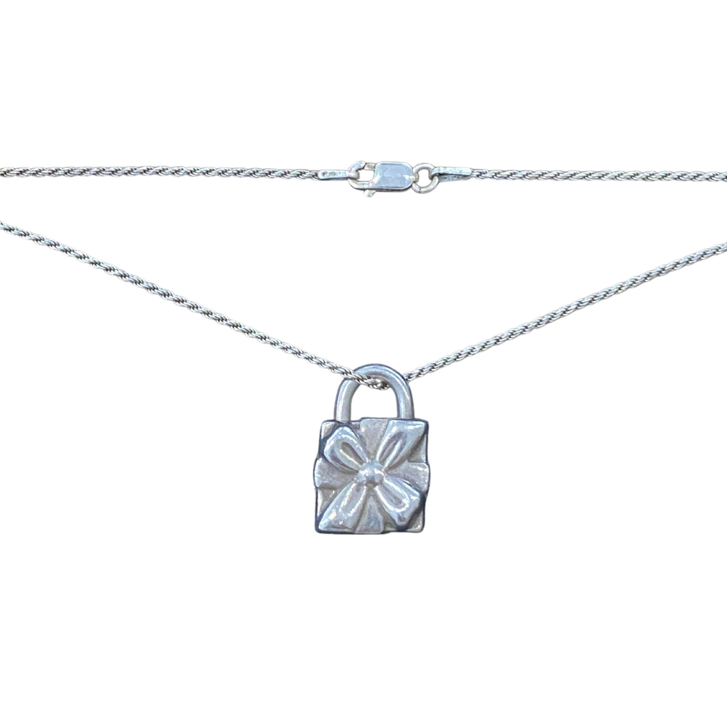 Tiffany & Co Box Lock Necklace