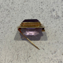 Load image into Gallery viewer, 14K Amethyst Pin
