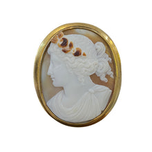 Load image into Gallery viewer, Antique Carved Cameo Pin
