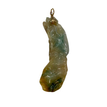 Load image into Gallery viewer, 14K Carved Jade Pendant
