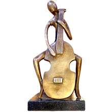 Load image into Gallery viewer, Brass Cello Player
